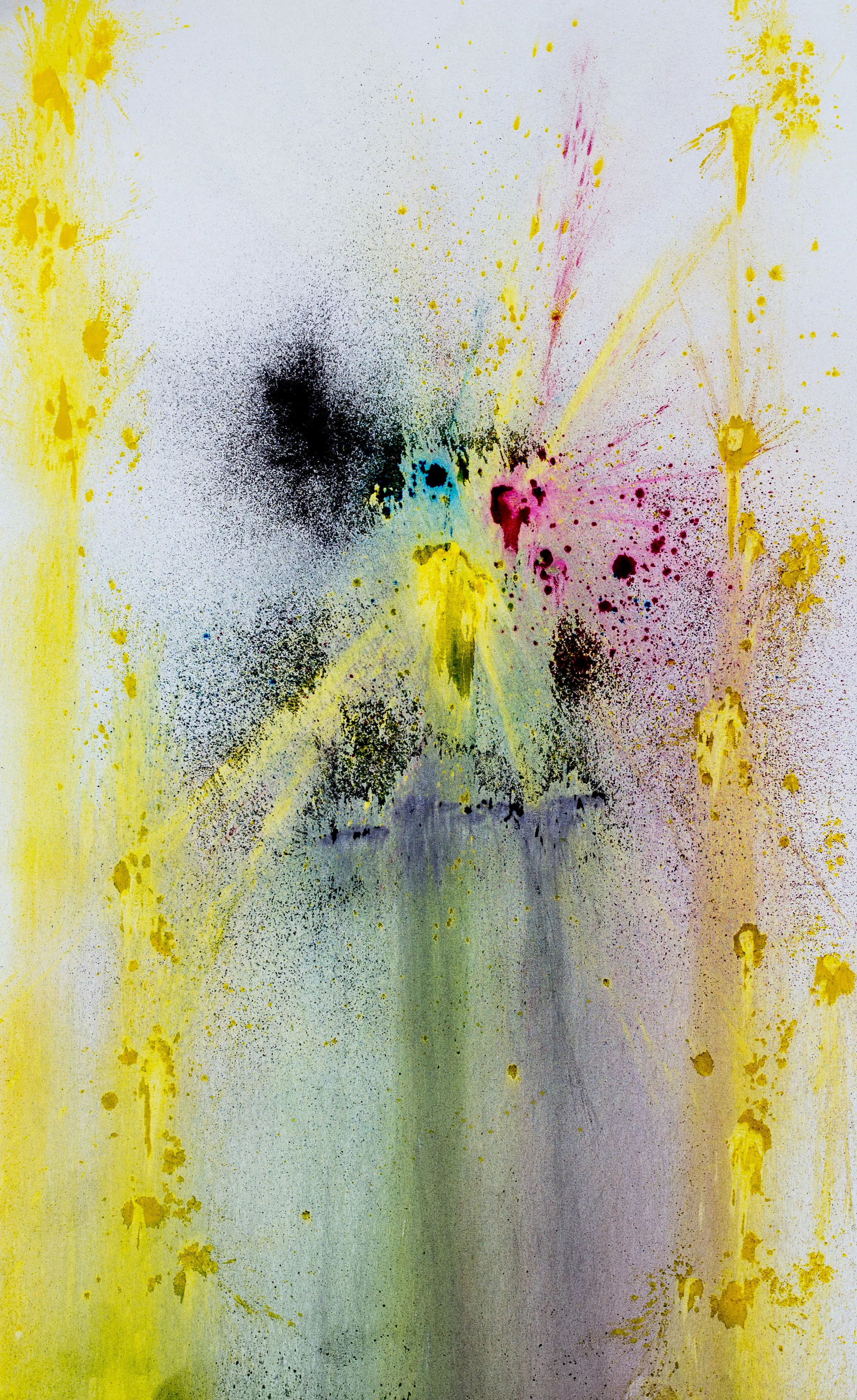 Cosmopolitical City — toner on watercolour paper